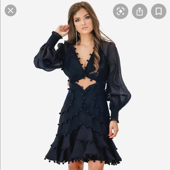 🆕Zimmermann Bauble Corsage Mini Dress Sz 1 =US4-6 - Picture 8 of 9